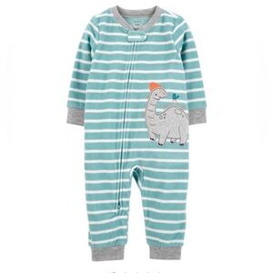 NWOT Carters Footless Fleece PJ